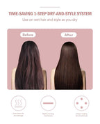 Multi-Function Hair Dryer Straightener Curler Comb – Professional Hot Air Styling Brush