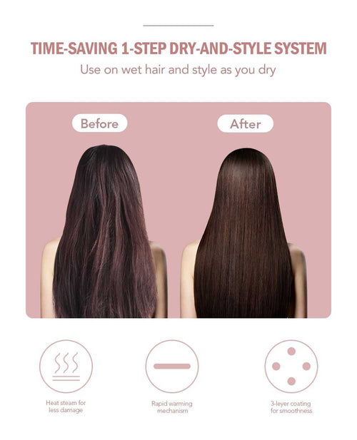 Multi-Function Hair Dryer Straightener Curler Comb – Professional Hot Air Styling Brush