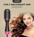 Multi-Function Hair Dryer Straightener Curler Comb – Professional Hot Air Styling Brush
